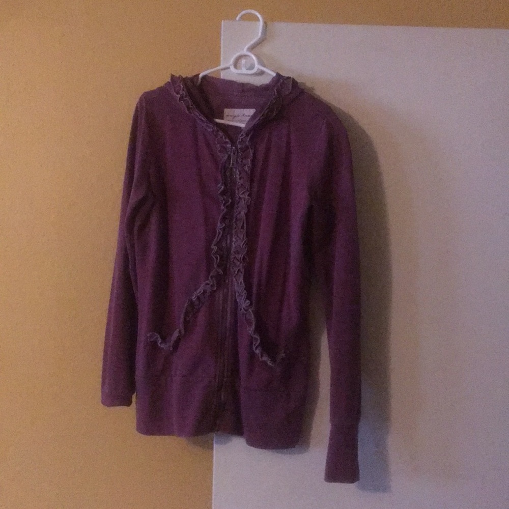 Evy’s Tree ruffle hoodie
